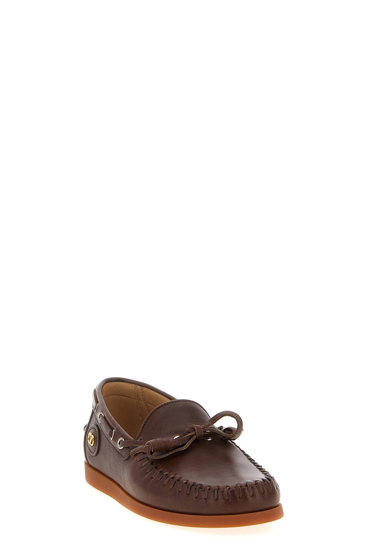VALENTINO GARAVANI Valentino Garavani 'Palm Avenue' Boat Shoe For Men 100% buffalo leather