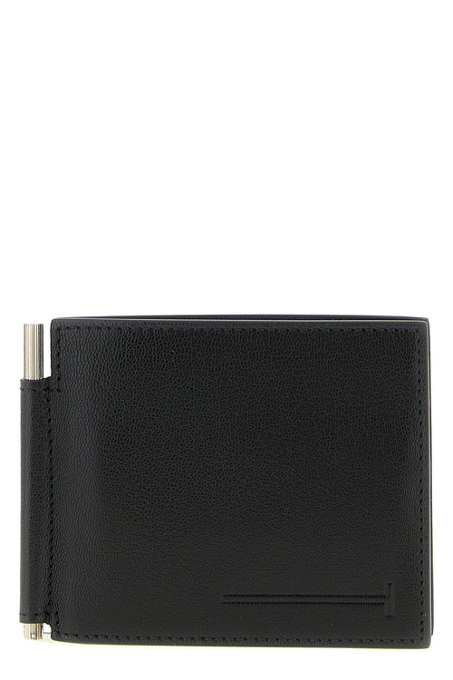 TOM FORD 'T-Line' wallet For Men 100% deerskin leather