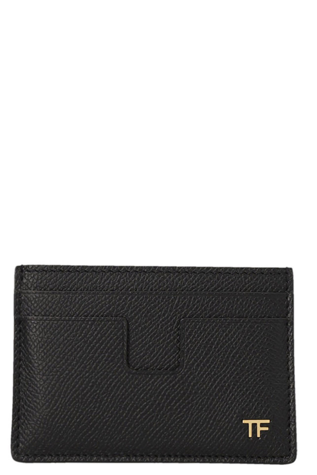 TOM FORD Logo card holder For Men 100% calf leather (bos taurus)