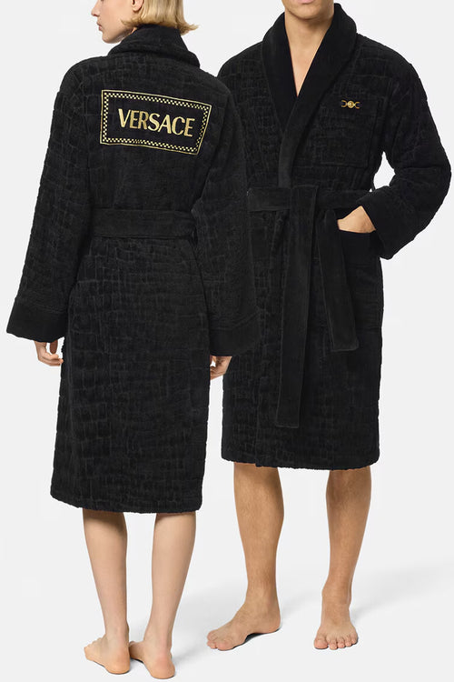 VERSACE HOME 'Icon' bathrobe For Home & lifestyle 100% cotton