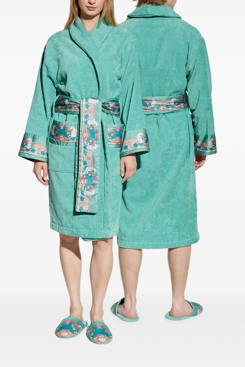 VERSACE HOME 'Coral Theatre' bathrobe For Home & lifestyle 100% cotton