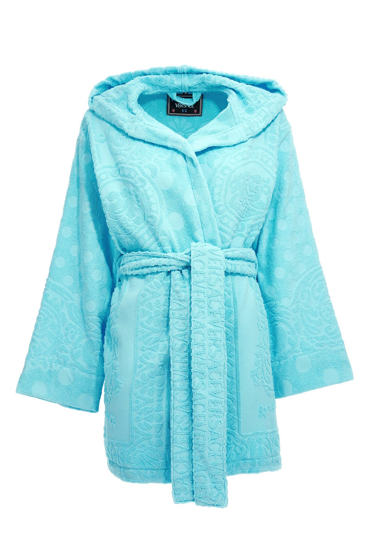 VERSACE HOME Seashell Baroque Polka Dot' la vacanza capsule bathrobe For Home & lifestyle 100% cotton