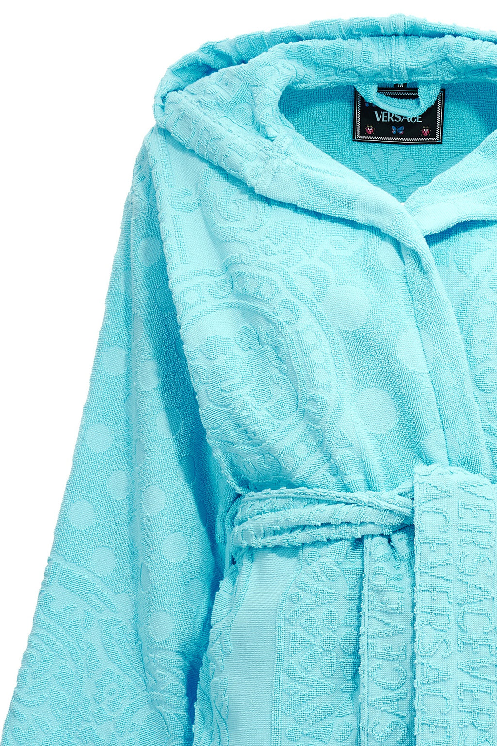 VERSACE HOME Seashell Baroque Polka Dot' la vacanza capsule bathrobe For Home & lifestyle 100% cotton