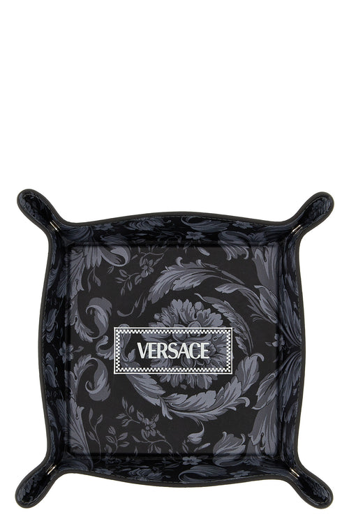 VERSACE HOME 'Barocco' valet tray For Home & lifestyle 100% calfskin leather (Bos Taurus)