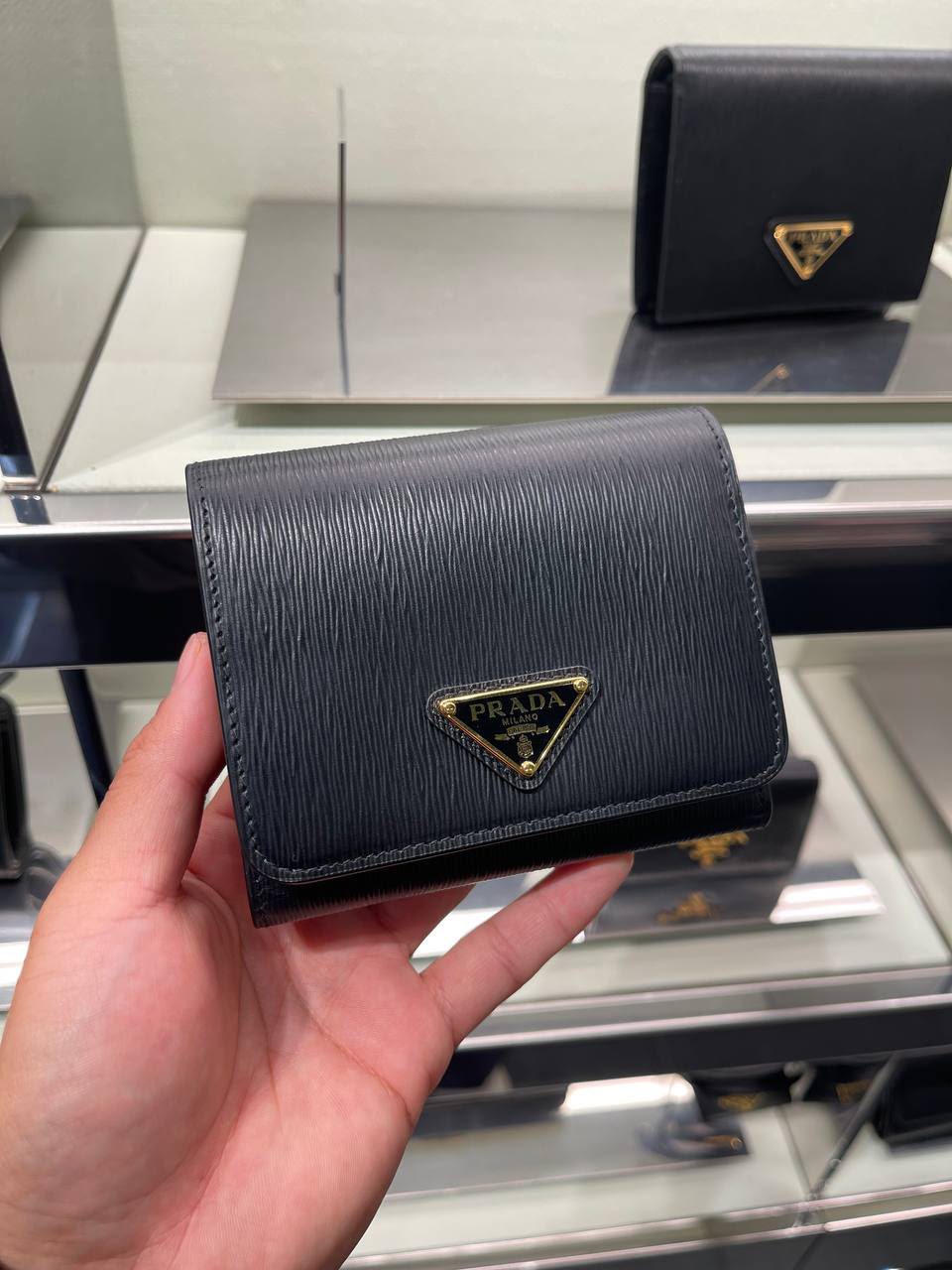 Small Saffiano Leather Wallet