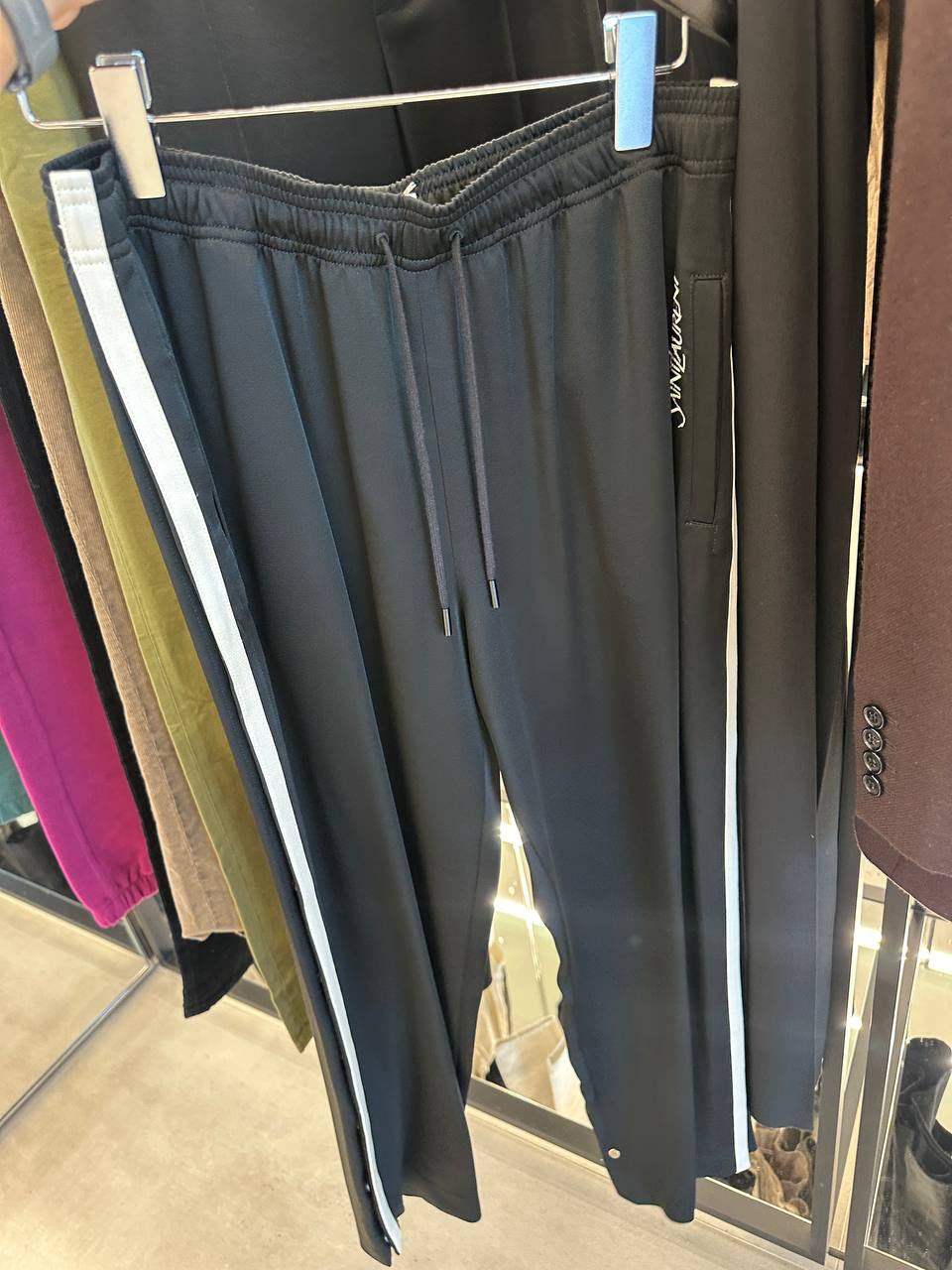 Side-Stripe Track Pants