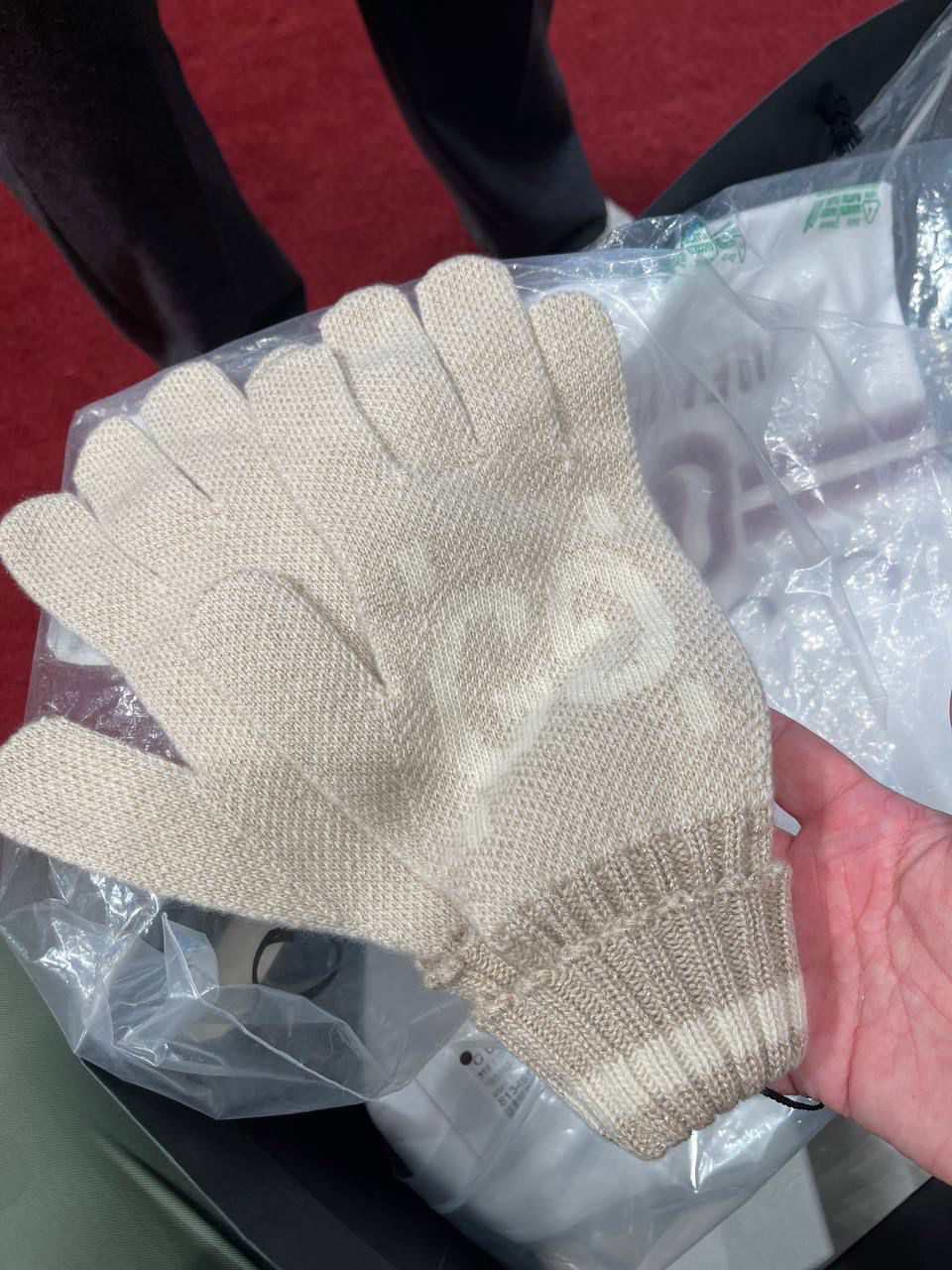 GG Logo Wool Gloves