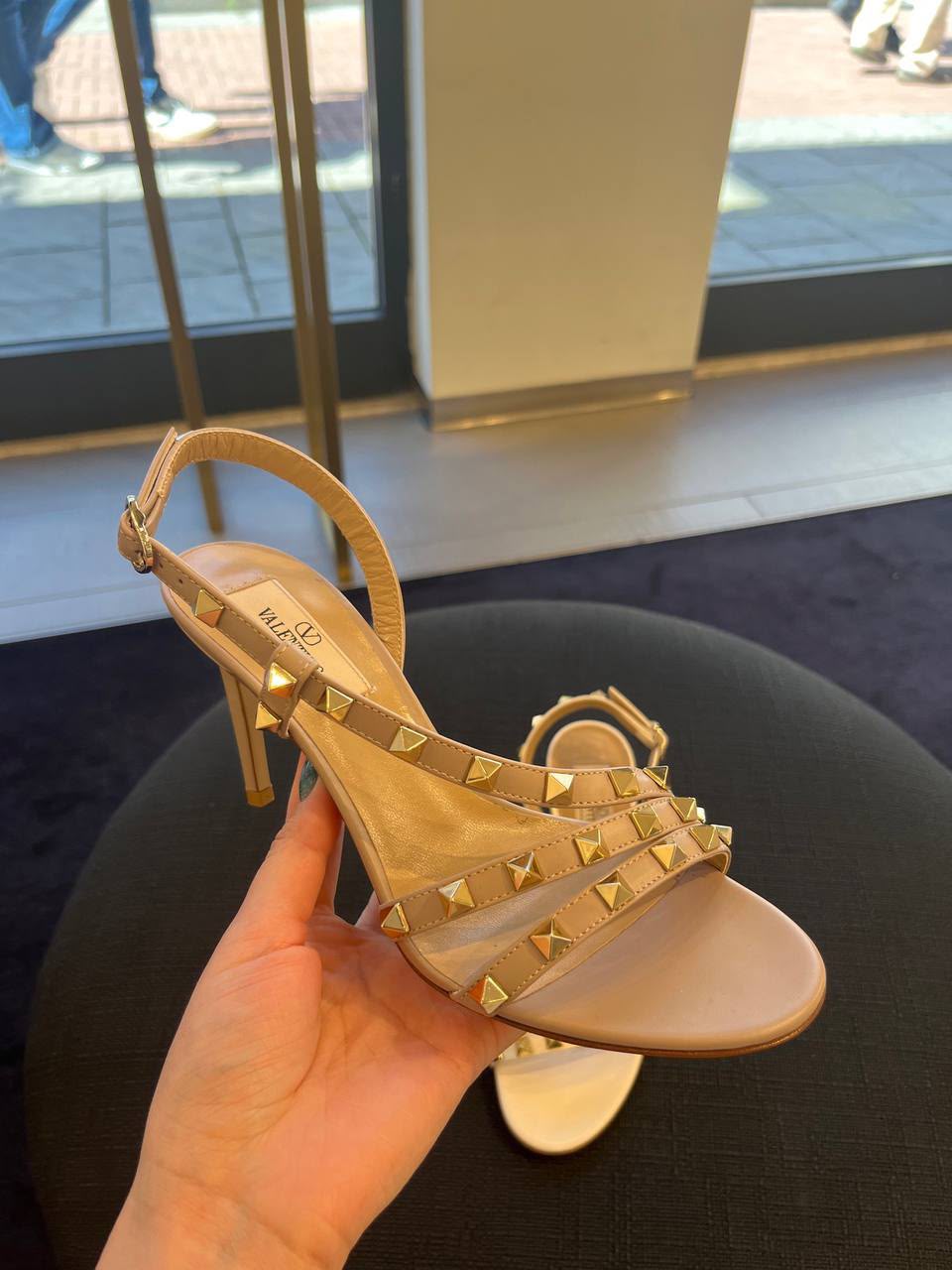 Rockstud Caged Sandal