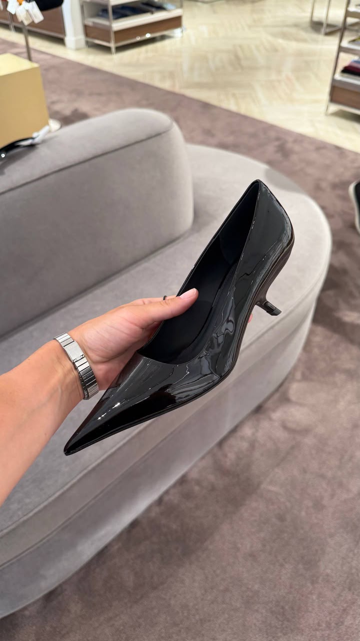 Patent Leather Stiletto Pumps