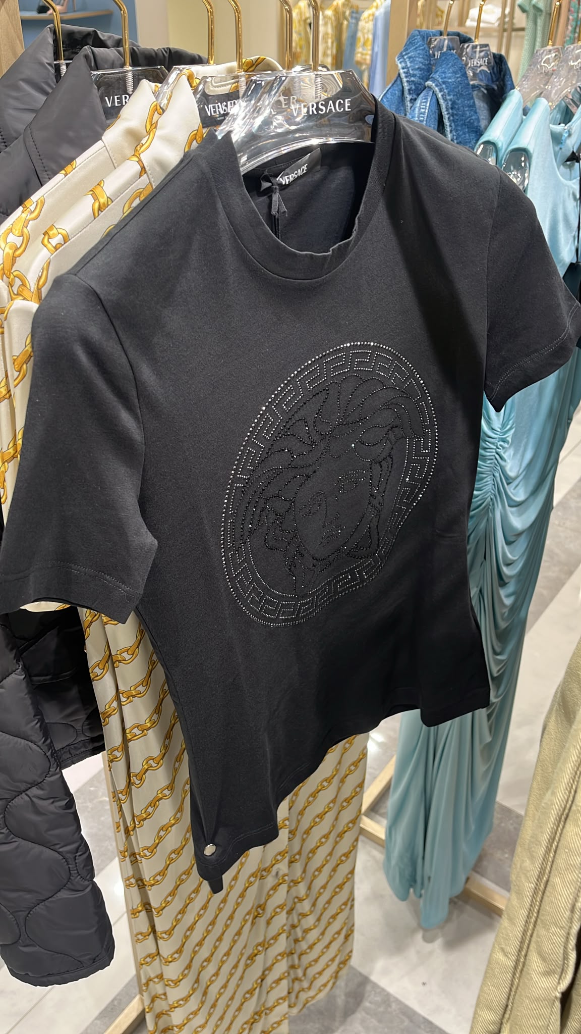 Medusa Rhinestone T-Shirt