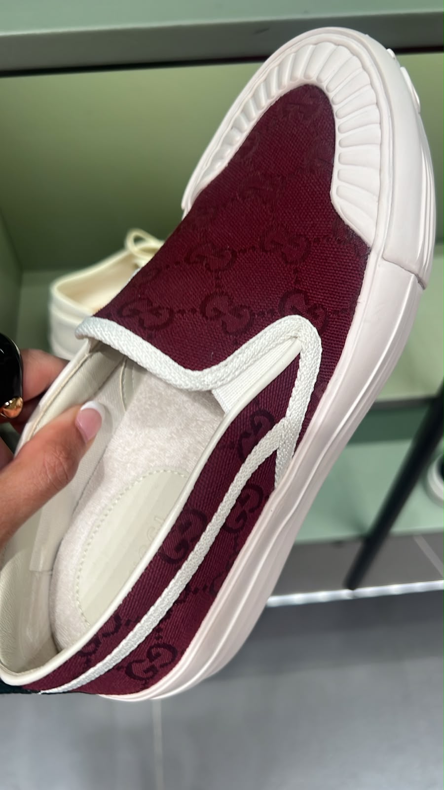 GG Canvas Slip-On Sneaker