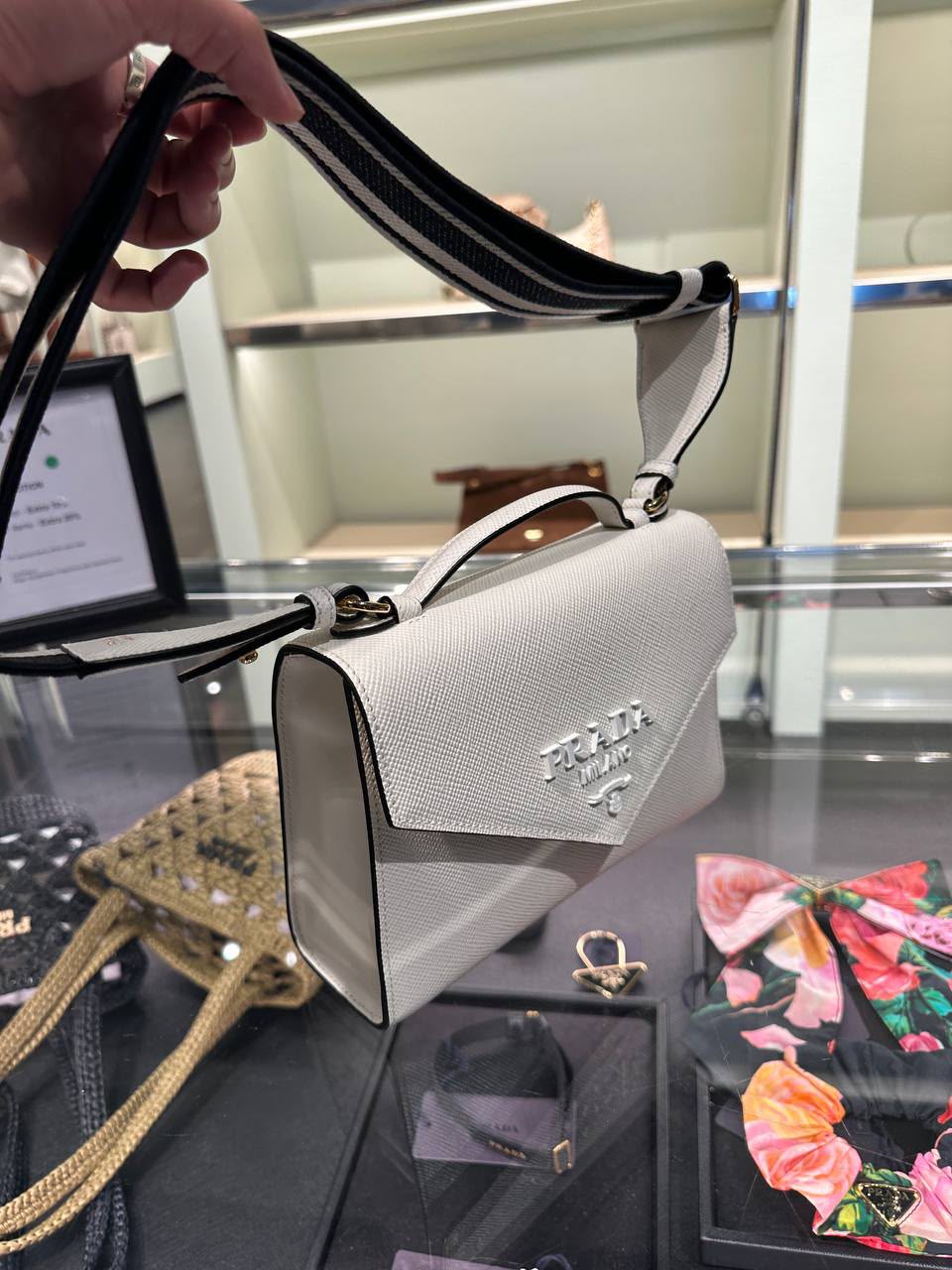 Symbole Small Saffiano Leather Bag