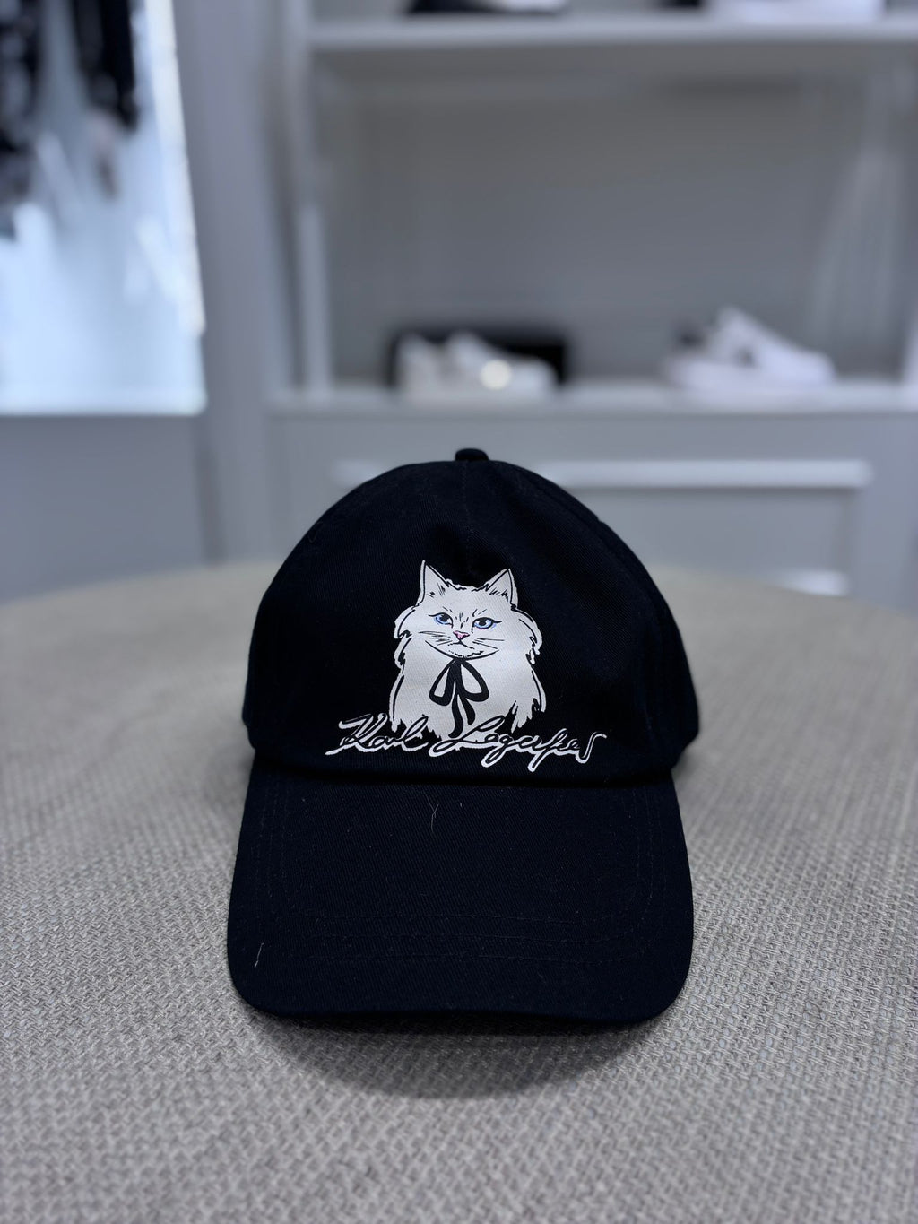 Karl Lagerfeld Signature Logo Cap