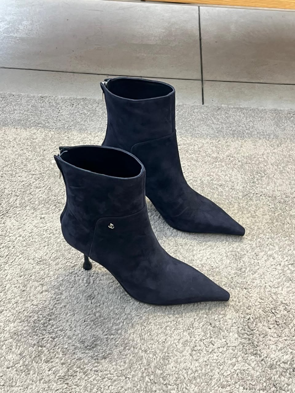 Mavis 65 Suede Ankle Boots