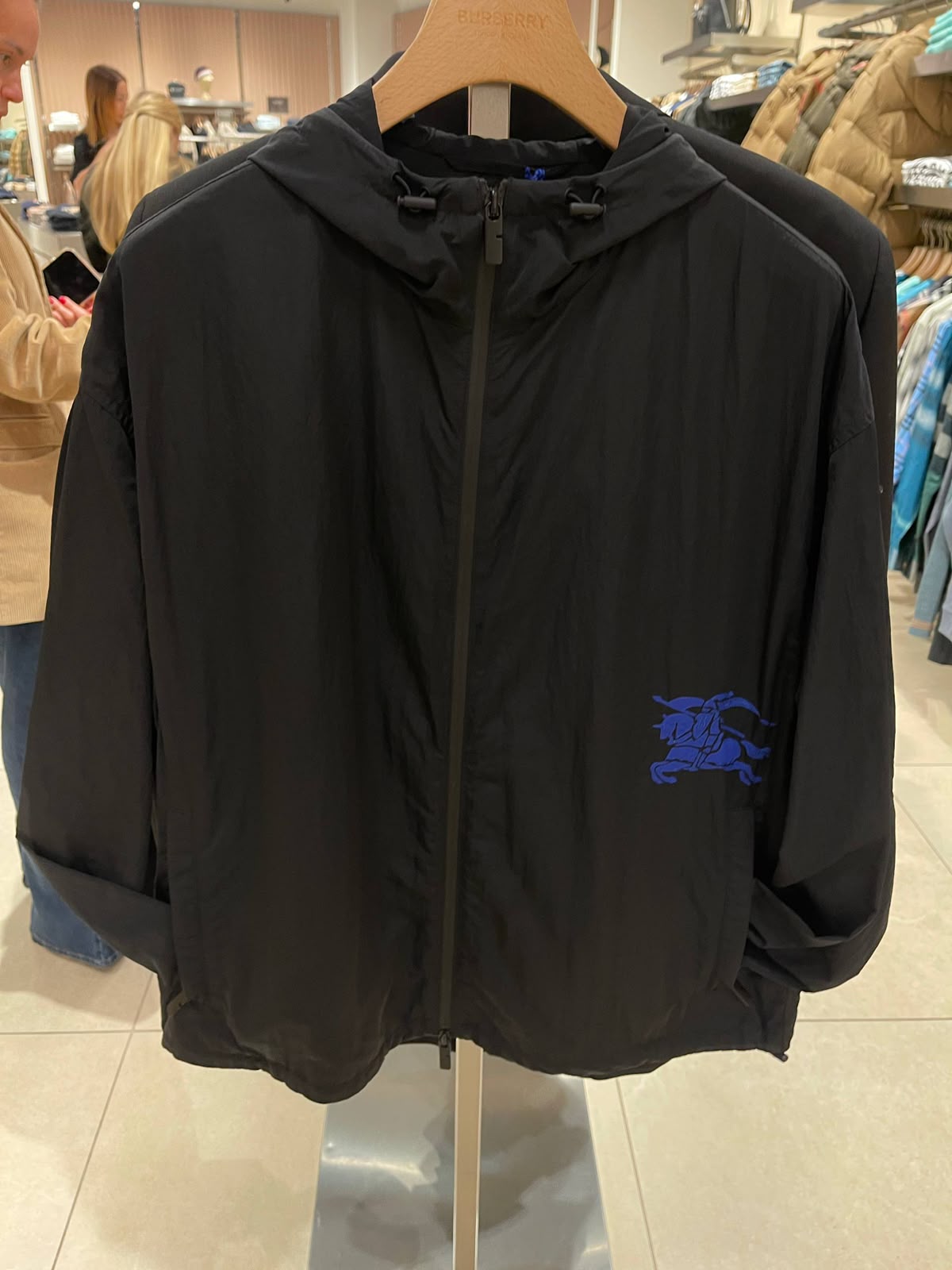 Equestrian Knight Design Hooded Jacket