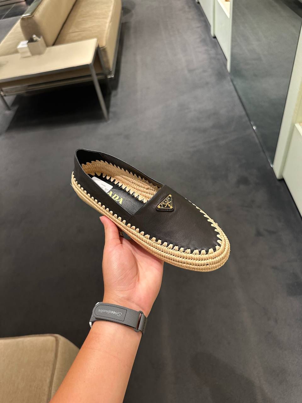 Leather Espadrilles
