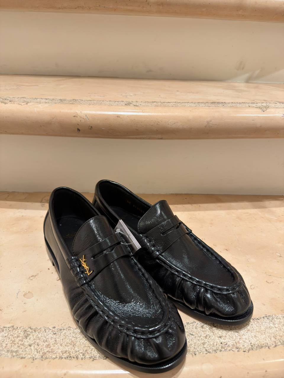 Le Loafer Monogram Penny Loafers in Shiny Leather