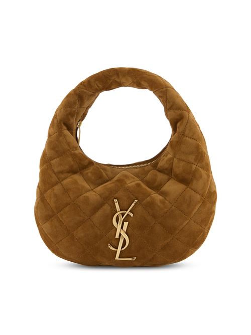 Borsa realizzata in pelle scamosciata