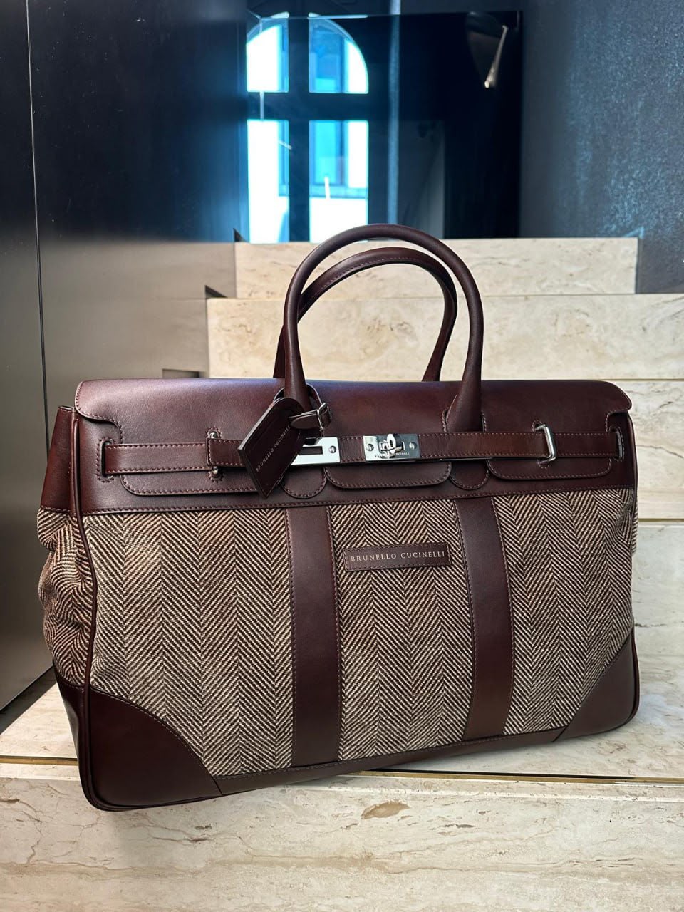 Herringbone Travel Bag