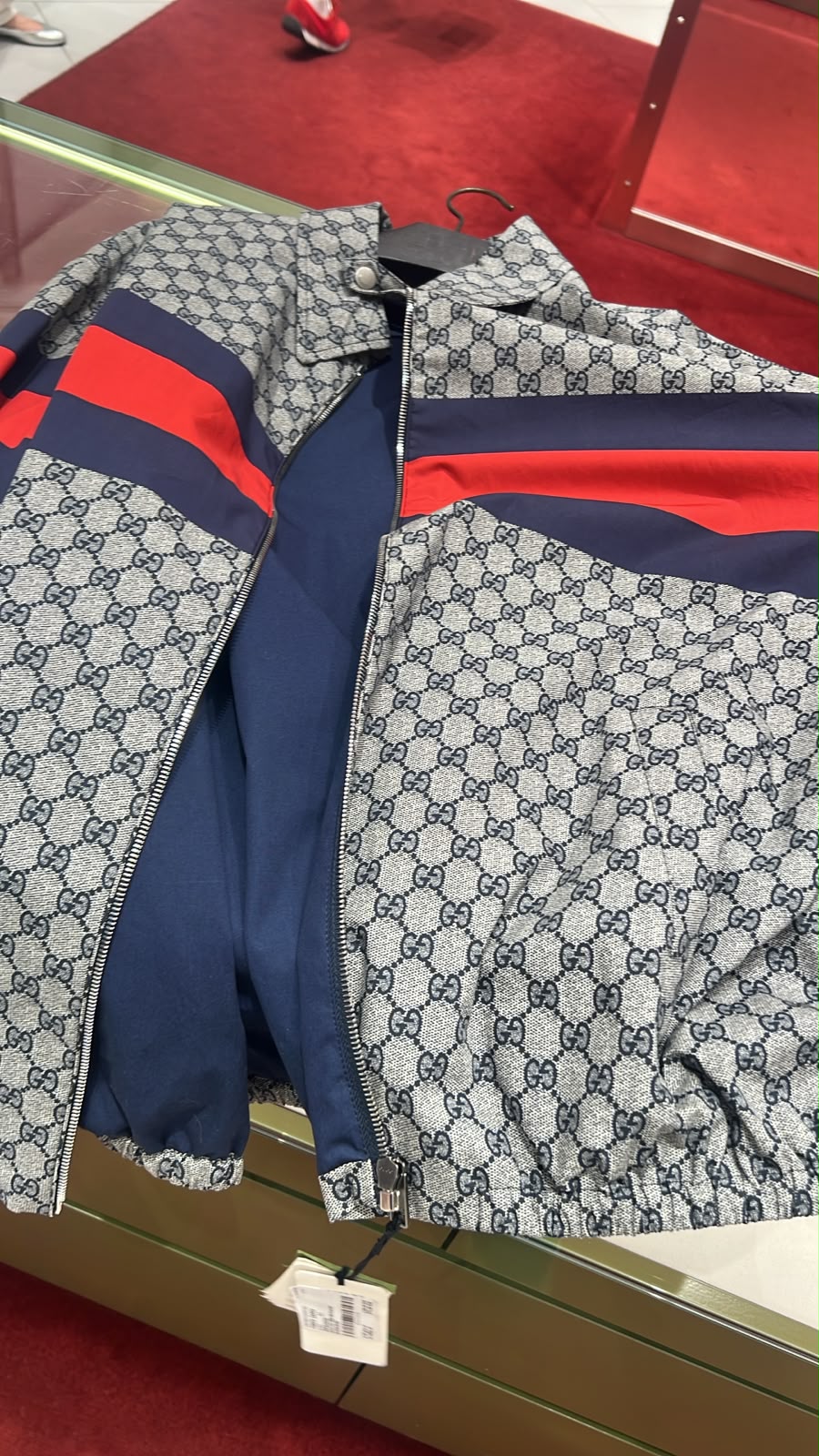 GG Supreme Web Stripe Jacket