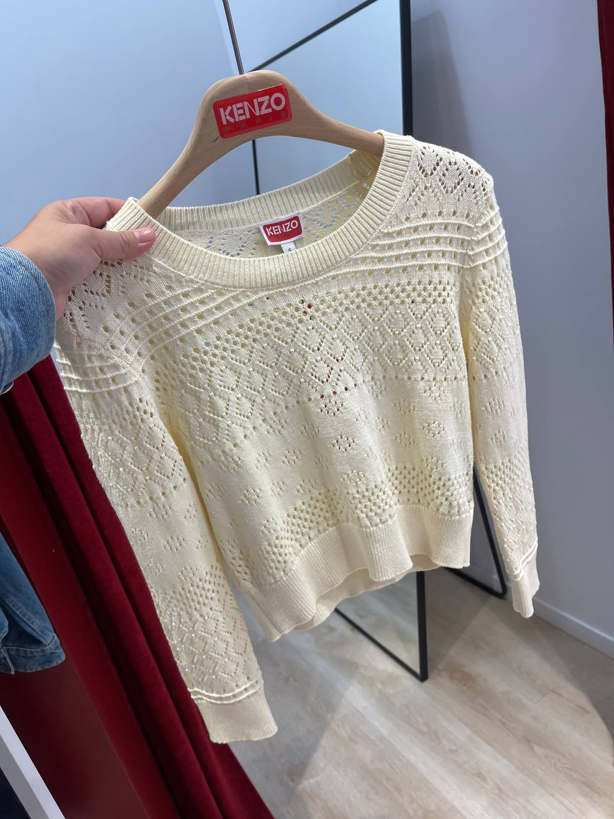 Openwork Knit Sweater