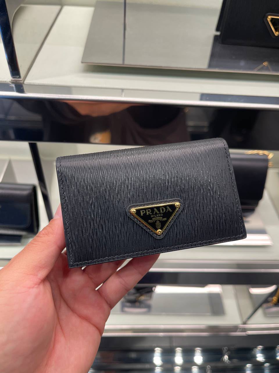 Saffiano Leather Card Holder