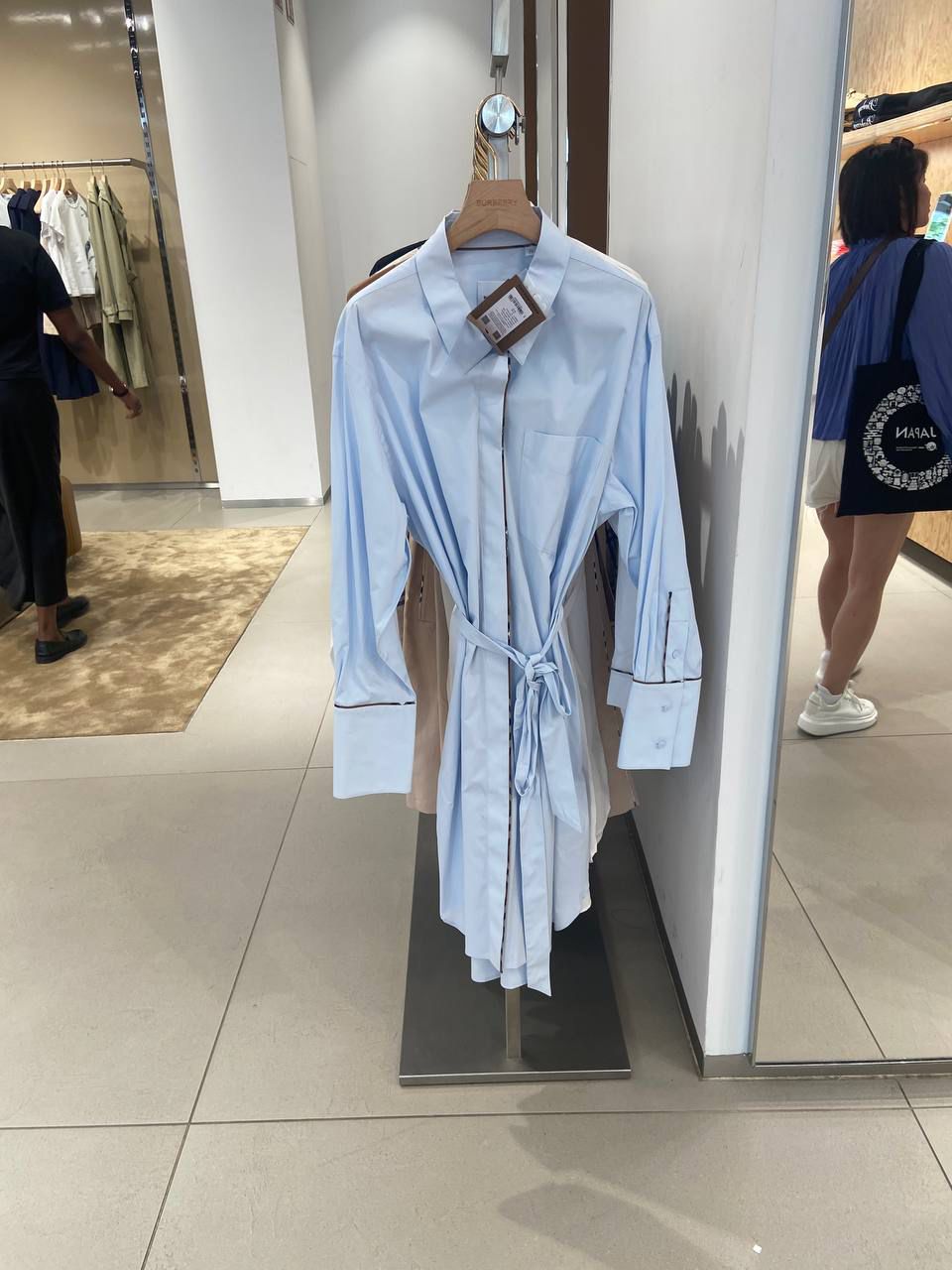 Cotton Poplin Shirt Dress