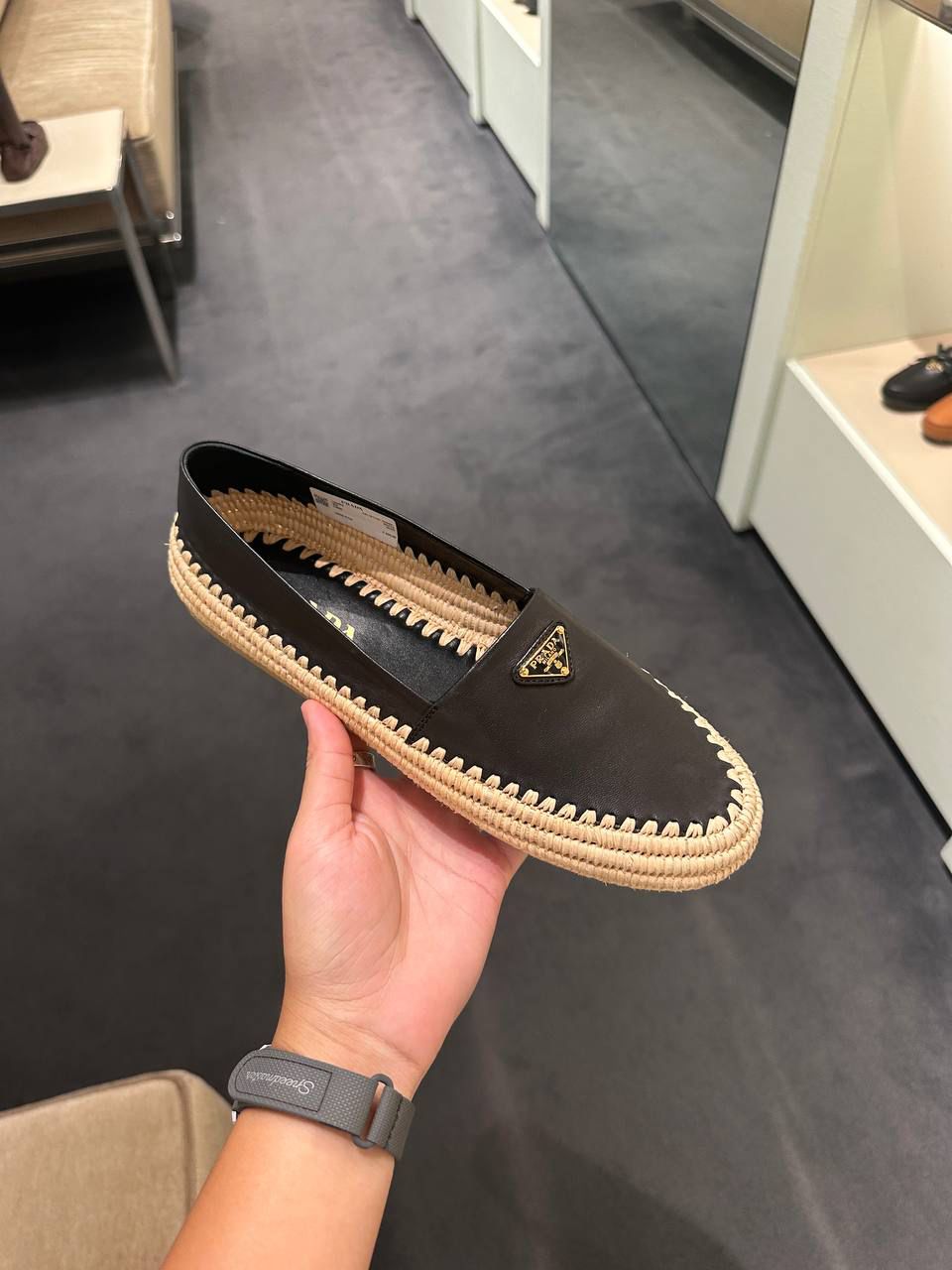 Leather Espadrilles