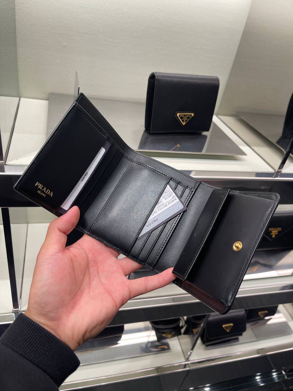 Small Saffiano Leather Wallet