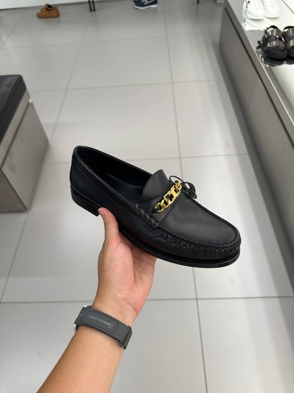 Margaret Loafer with Triomphe Chain