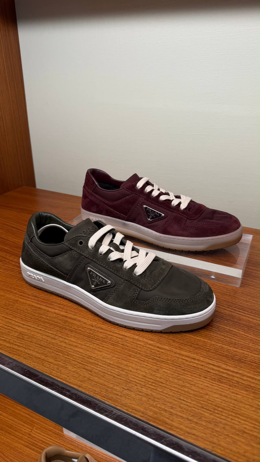 Downtown Suede and Re-Nylon Sneakers