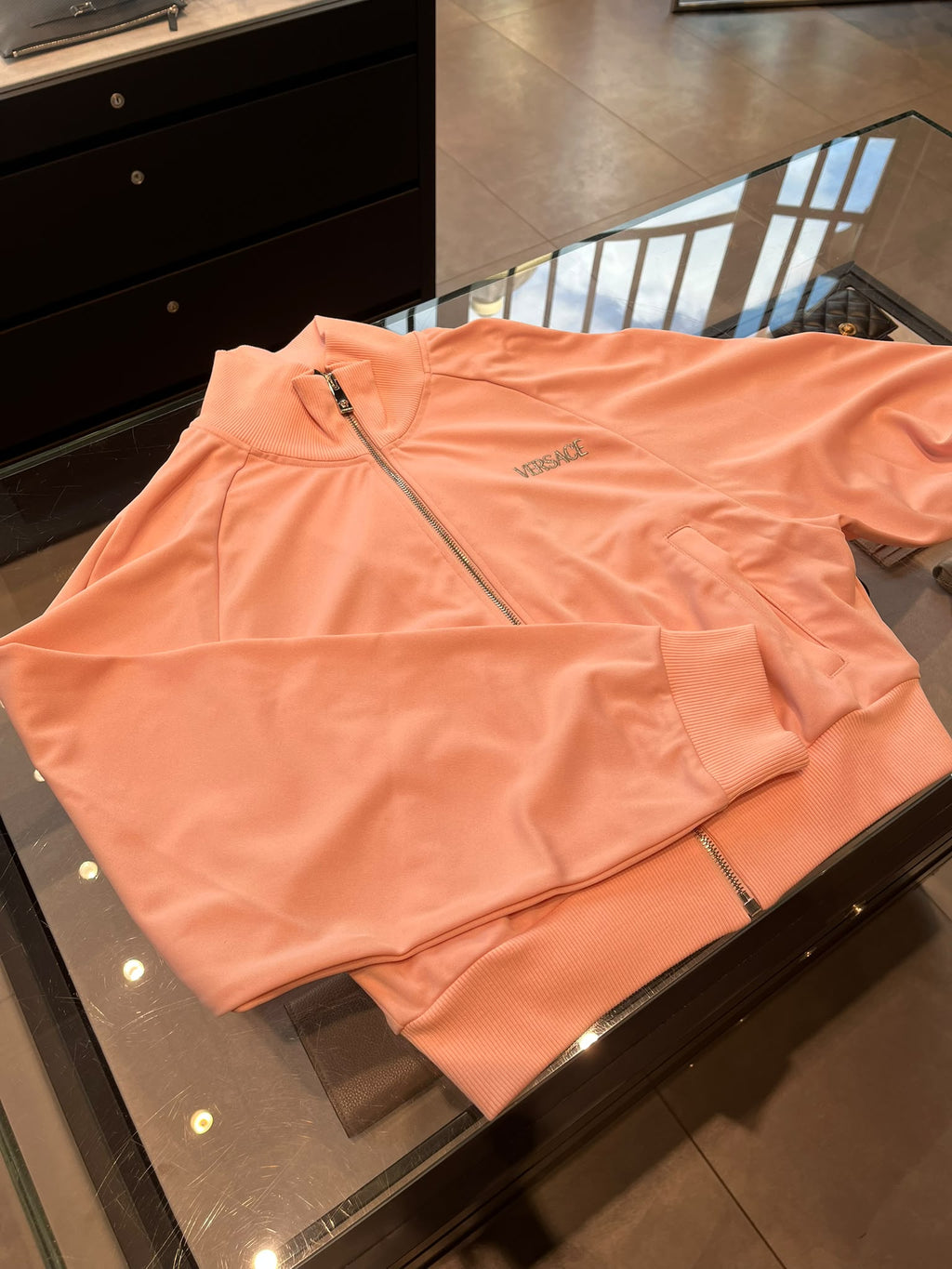 Logo-Embroidered Track Jacket
