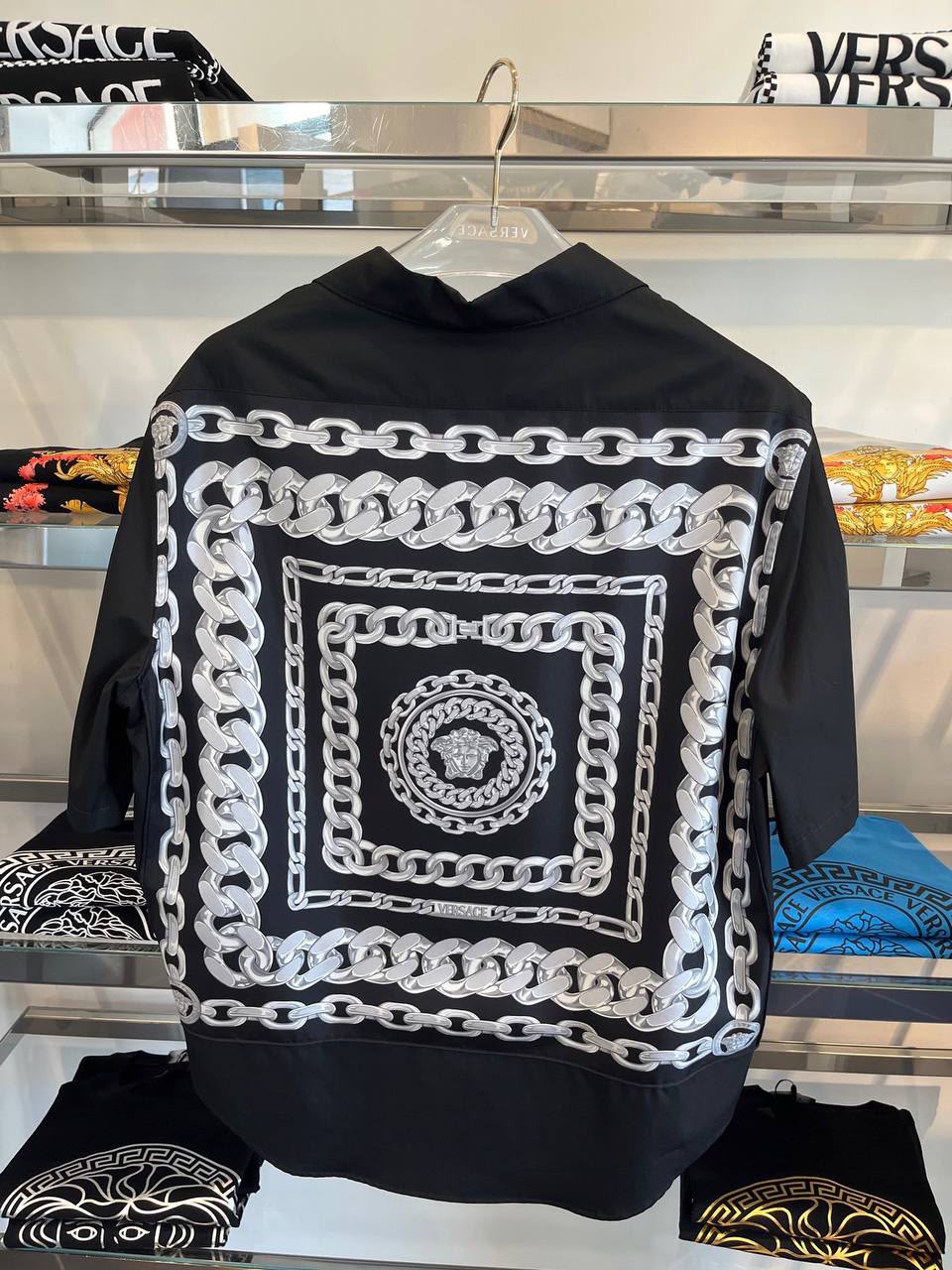 Chain Couture Print Shirt