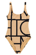 'Monogram' one-piece swimsuit