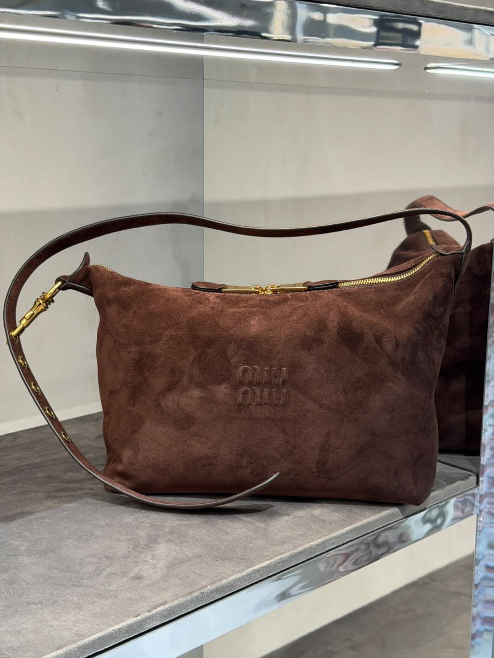 Suede Shoulder Bag