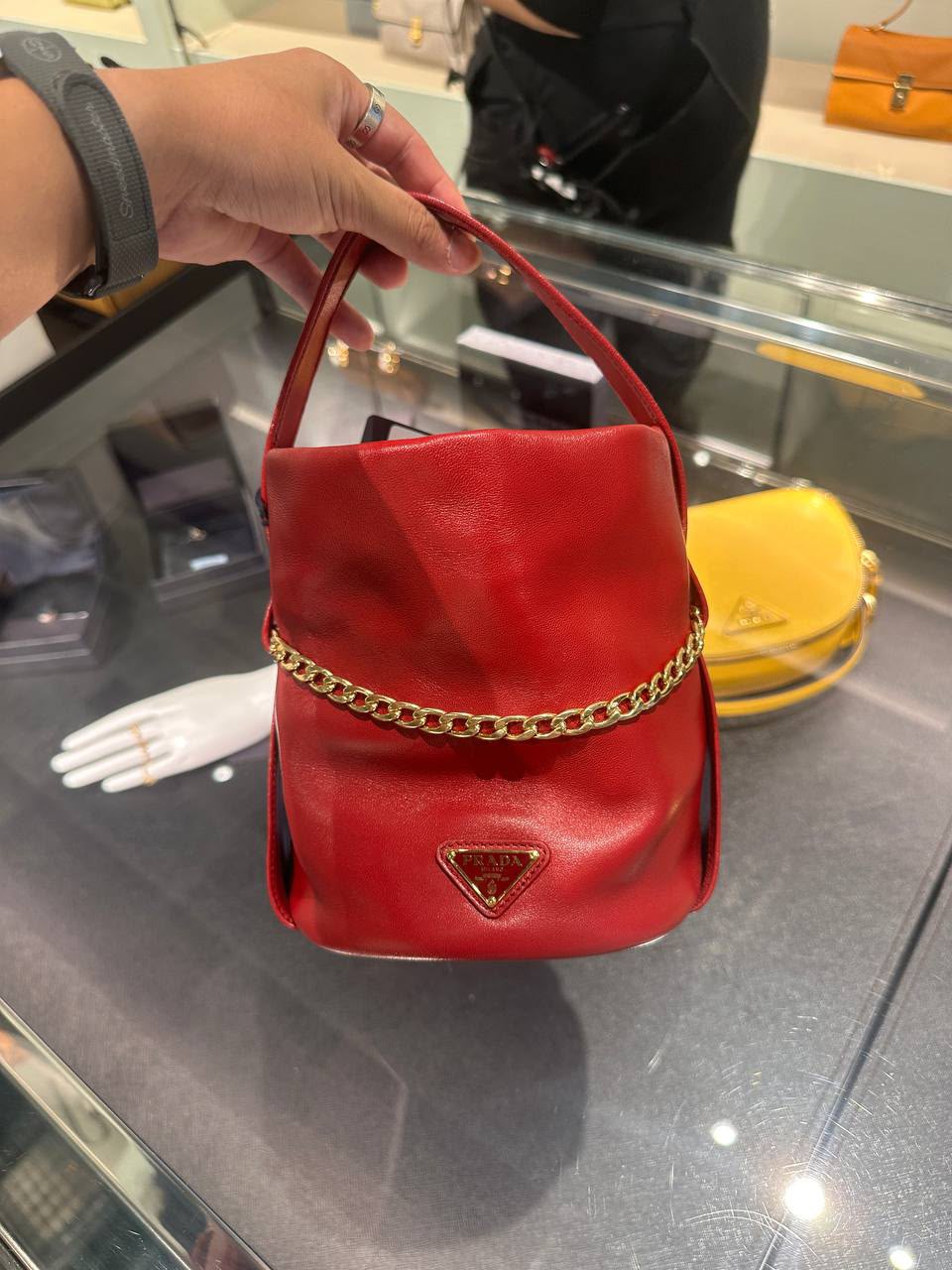 Soft Leather Bucket Bag