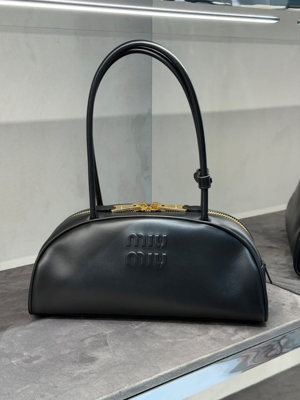 Leather Bowling Bag