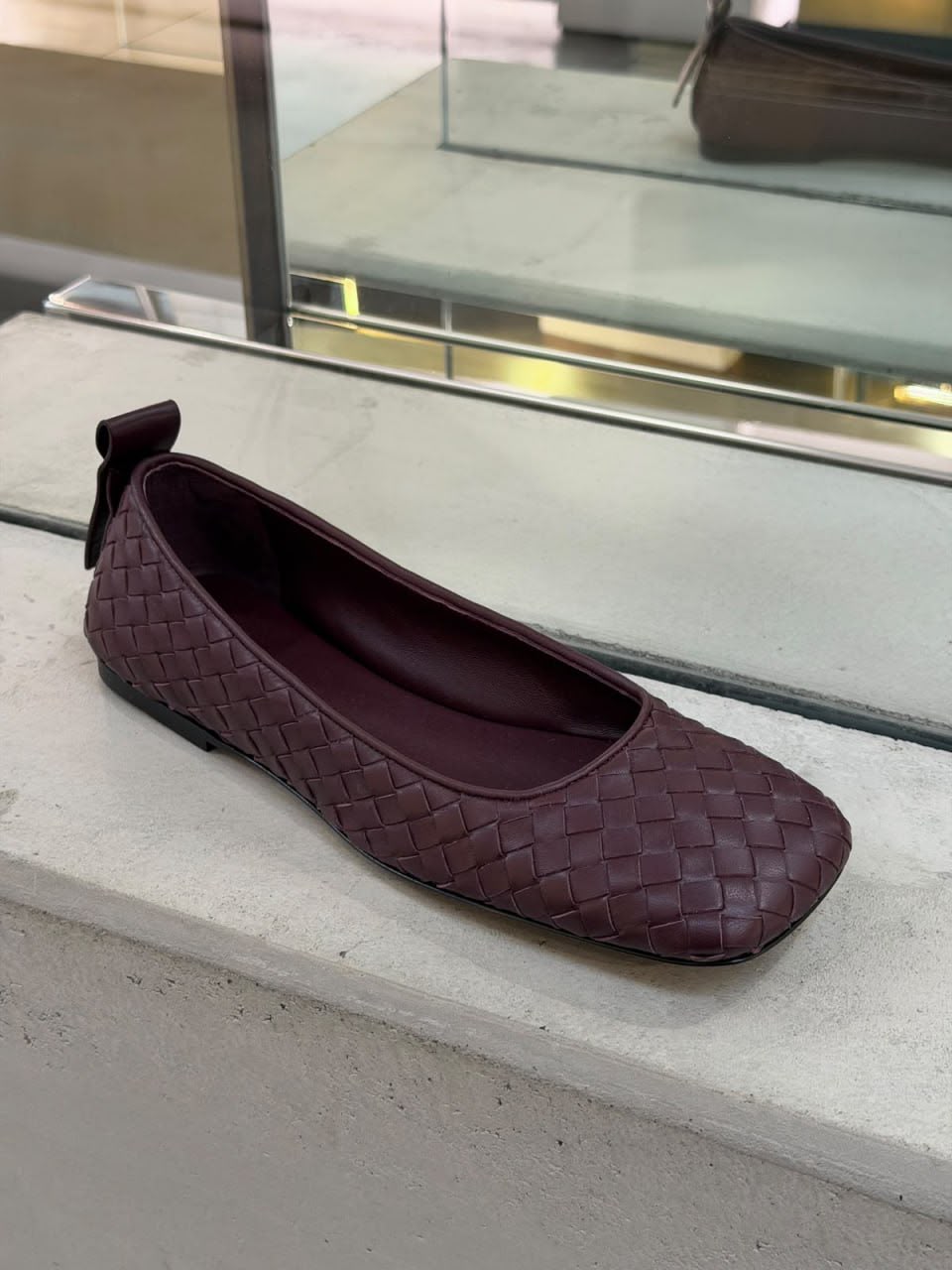 Intrecciato Ballet Flat