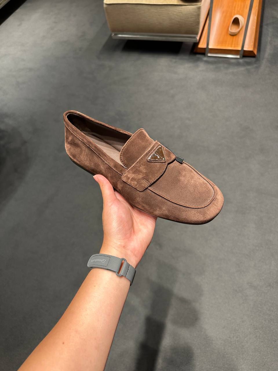 Suede Loafers