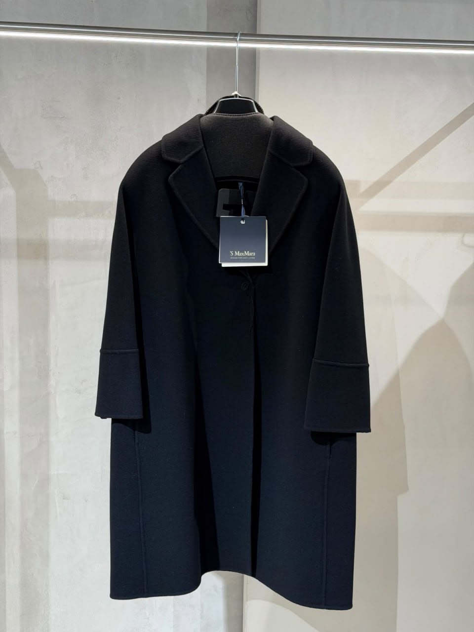 Wool and cashmere coat