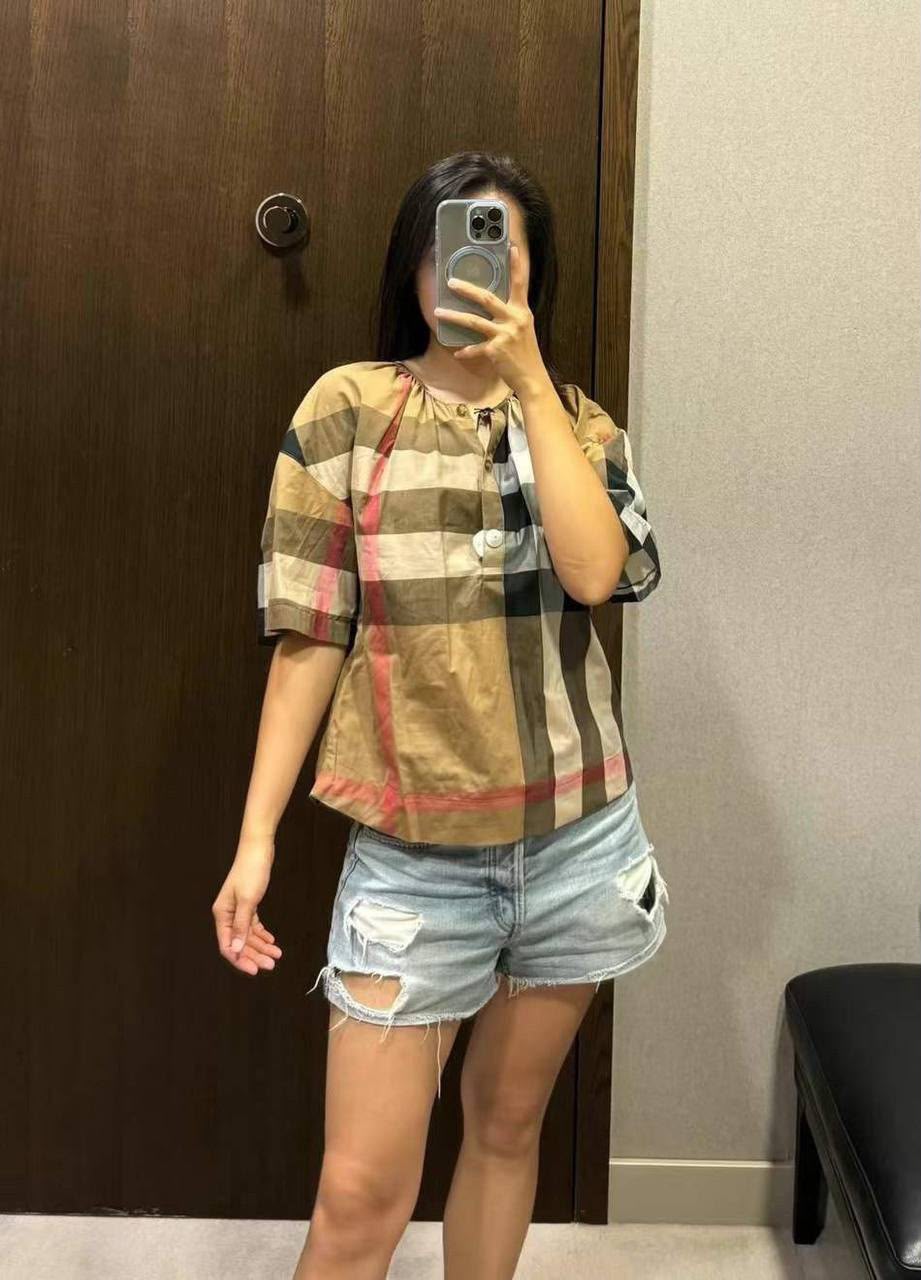 Vintage Check Cotton Poplin Shirt