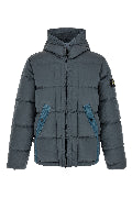 Crumpled effect down jacket