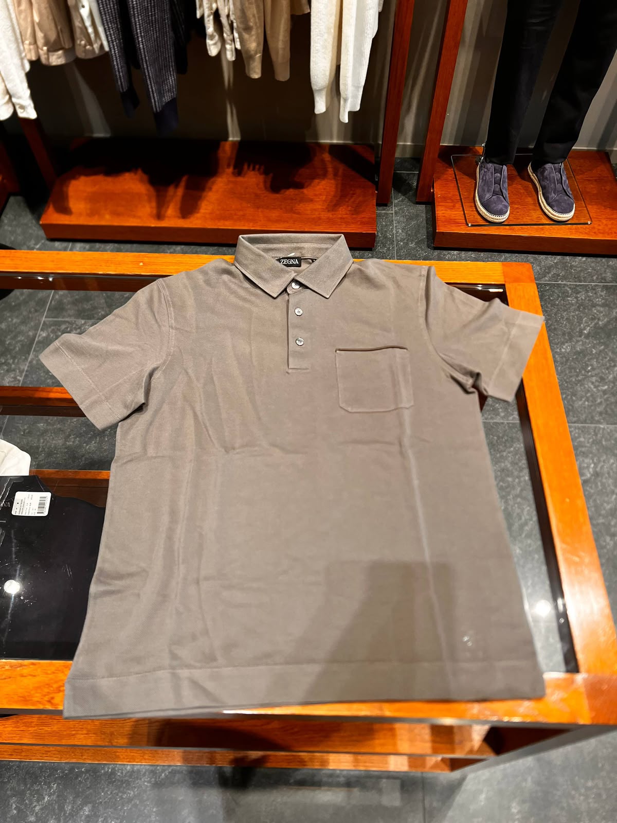 Short-Sleeve Polo Shirt with Chest Pocket