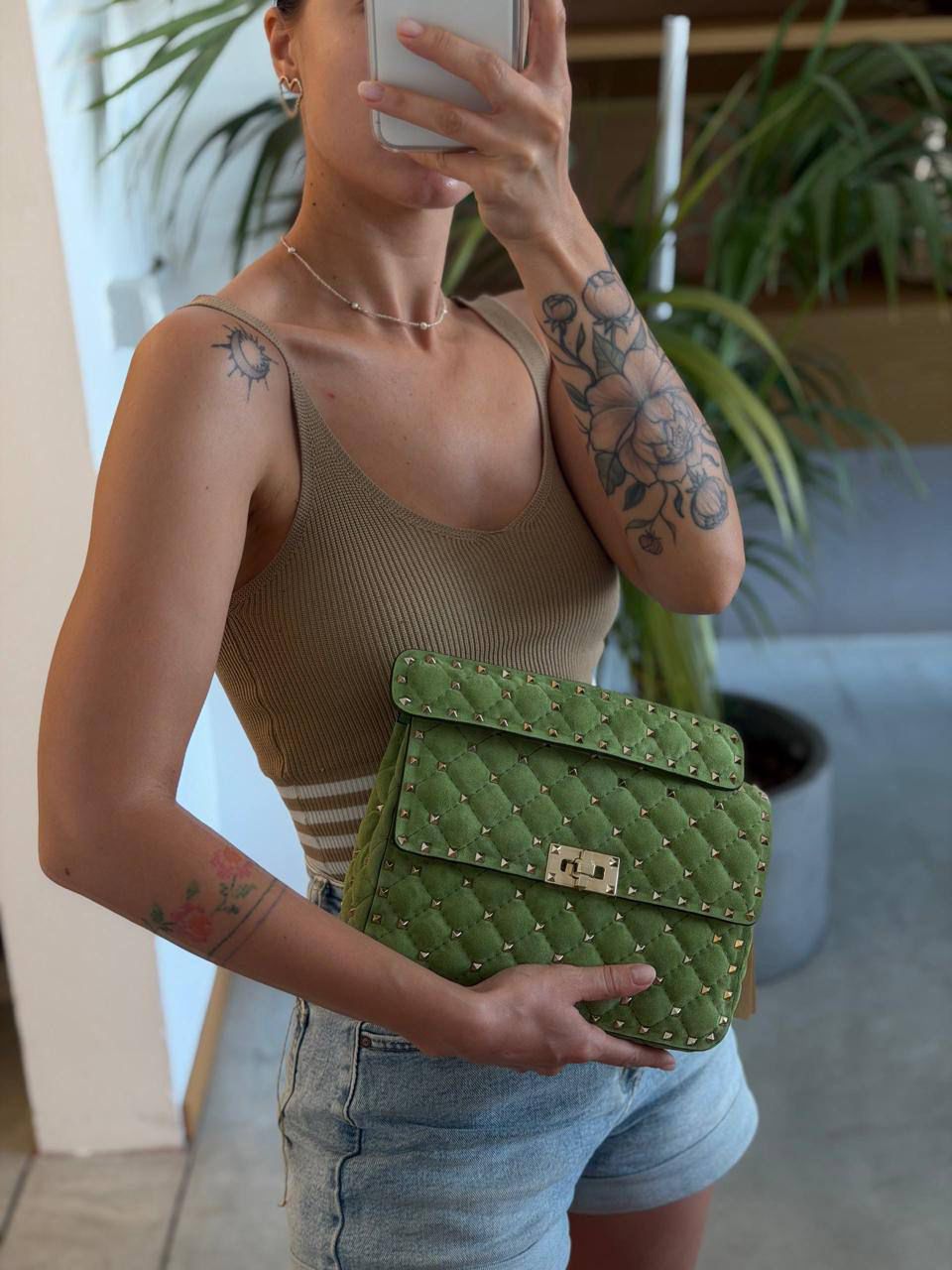 Garavani Rockstud Spike Medium Shoulder Bag