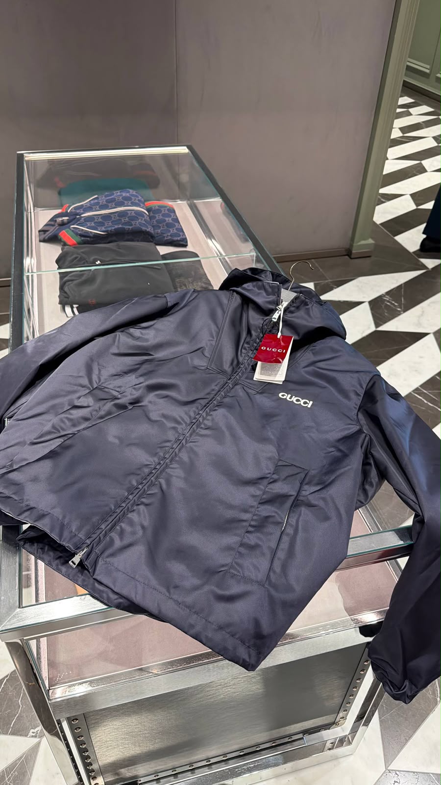 Nylon Zip-Up Jacket