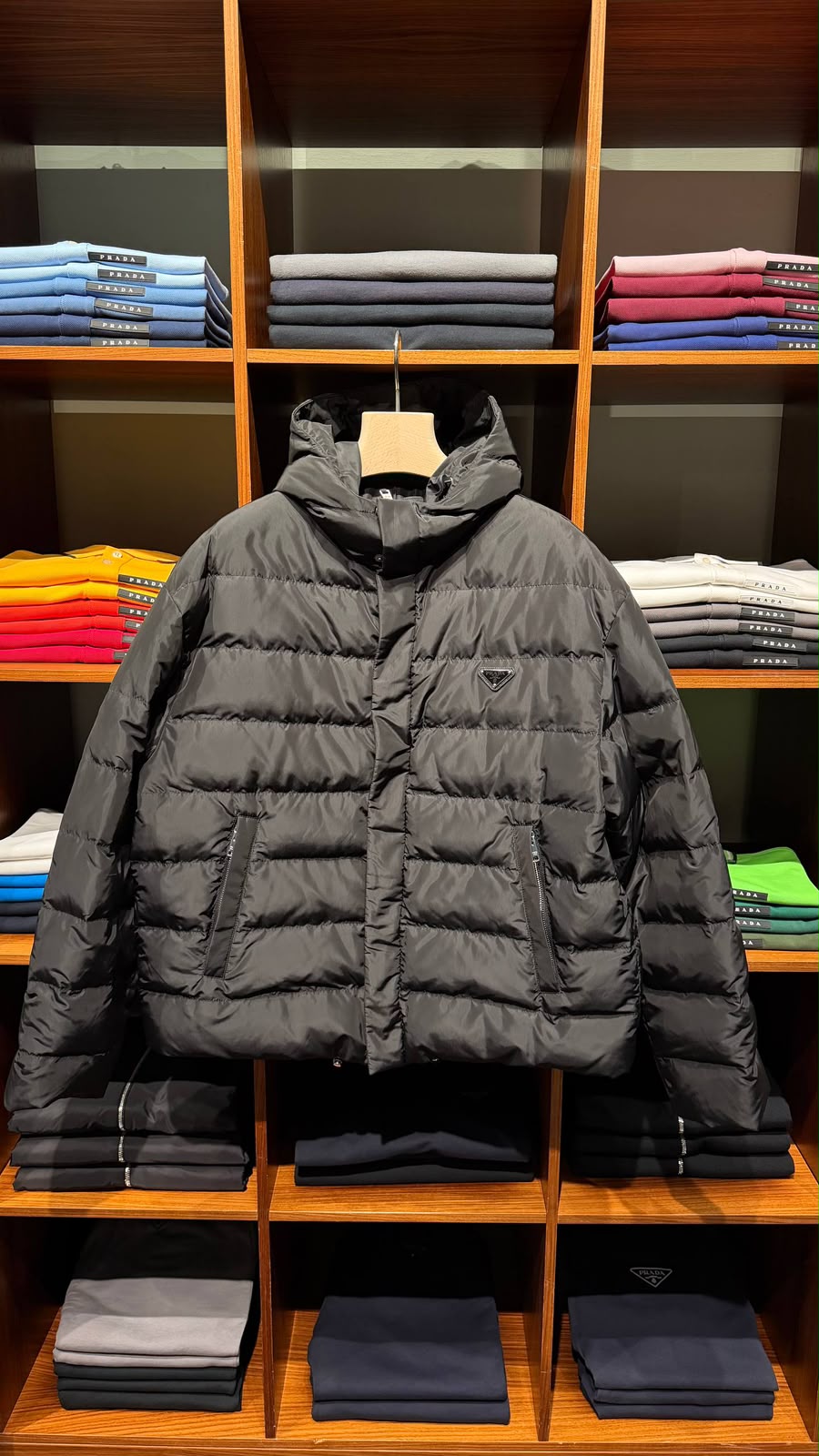 Hooded Re-Nylon Puffer Jacket