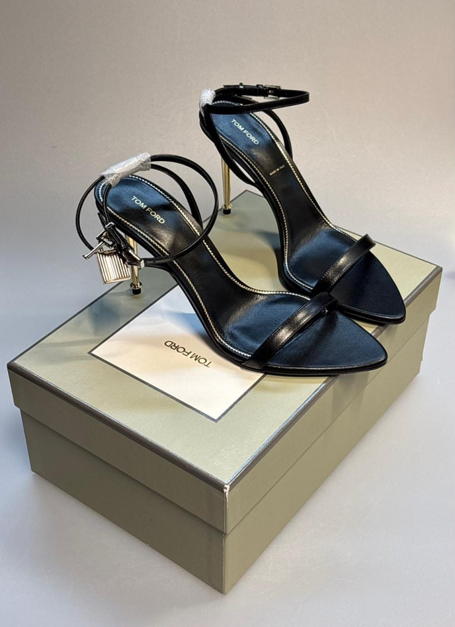 Padlock Ankle-Strap Sandal