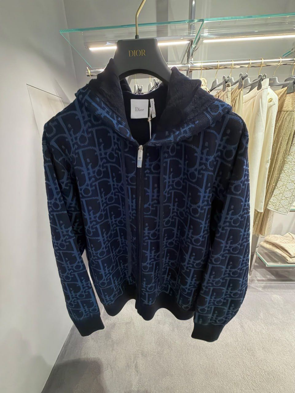 Oblique Hooded Sweatshirt