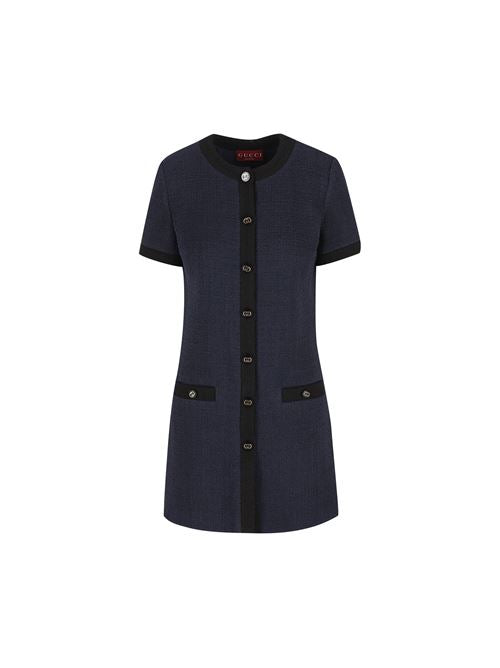 Abito realizzato in lana e poliammide