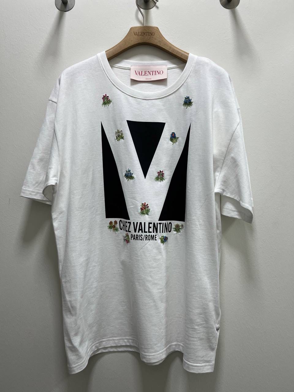 Chez Floral Embroidered T-Shirt